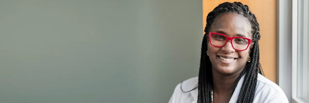 Clinical trial nurse Asia McCoy helps oversees clinical trials studies at MSK.