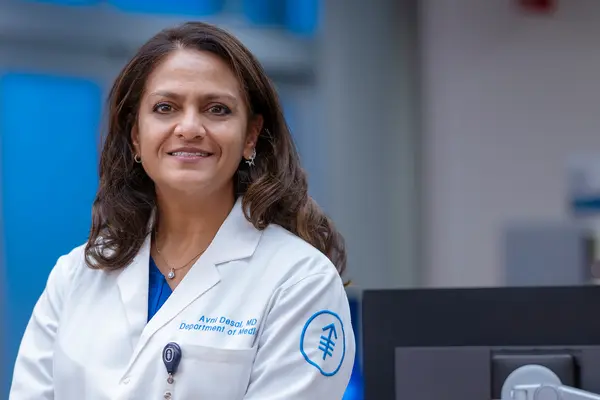Gastrointestinal medical oncologist Dr. Avni Desai, at MSK Commack on Long Island. 