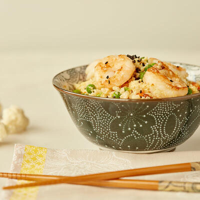 Cauliflower Rice with Shrimp