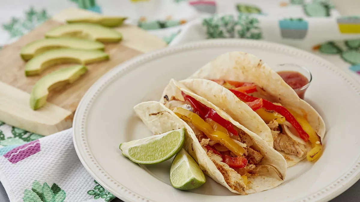 Oven-Baked Chicken Fajitas