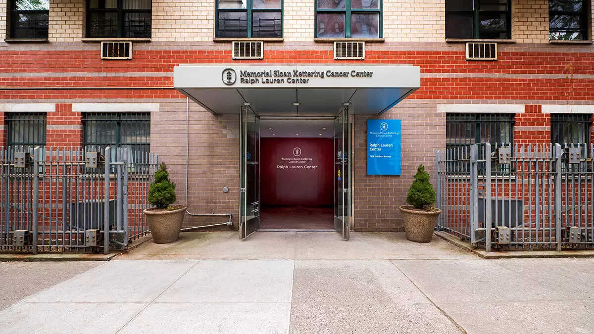 Exterior of MSK Ralph Lauren Center in Manhattan