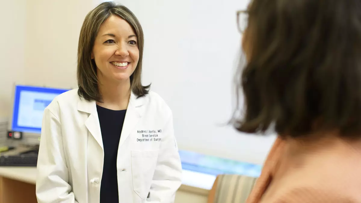 Breast surgeon Andrea Barrio