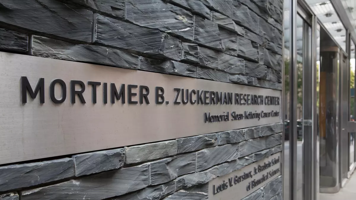 Close-up of Mortimer B. Zuckerman Research Center – hub of innovation at MSK