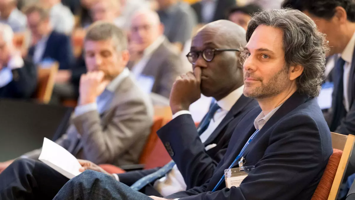 Dr. Anaeze (Anii) Offodile and Dr. Christopher Klebanoff join other attendees at an event commemorating MSK’s TDIF