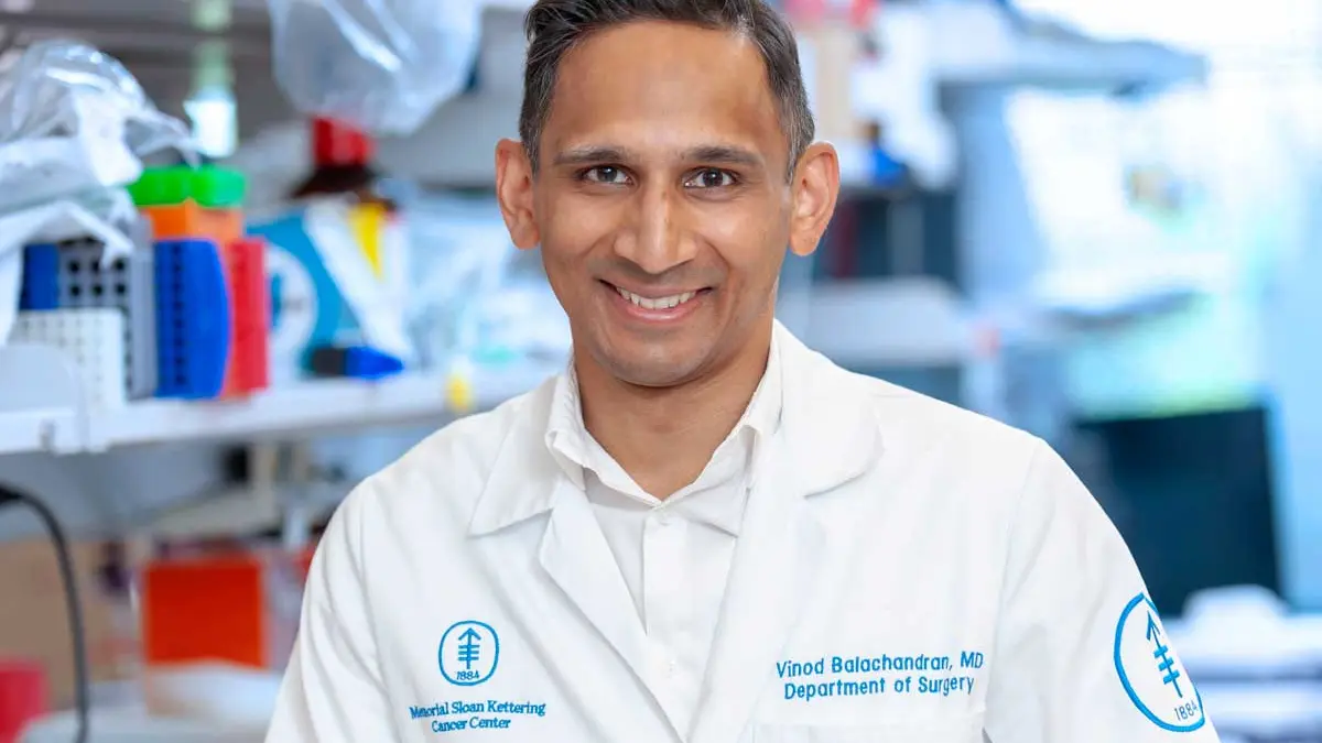 MSK physician-scientist Vinod Balachandran.