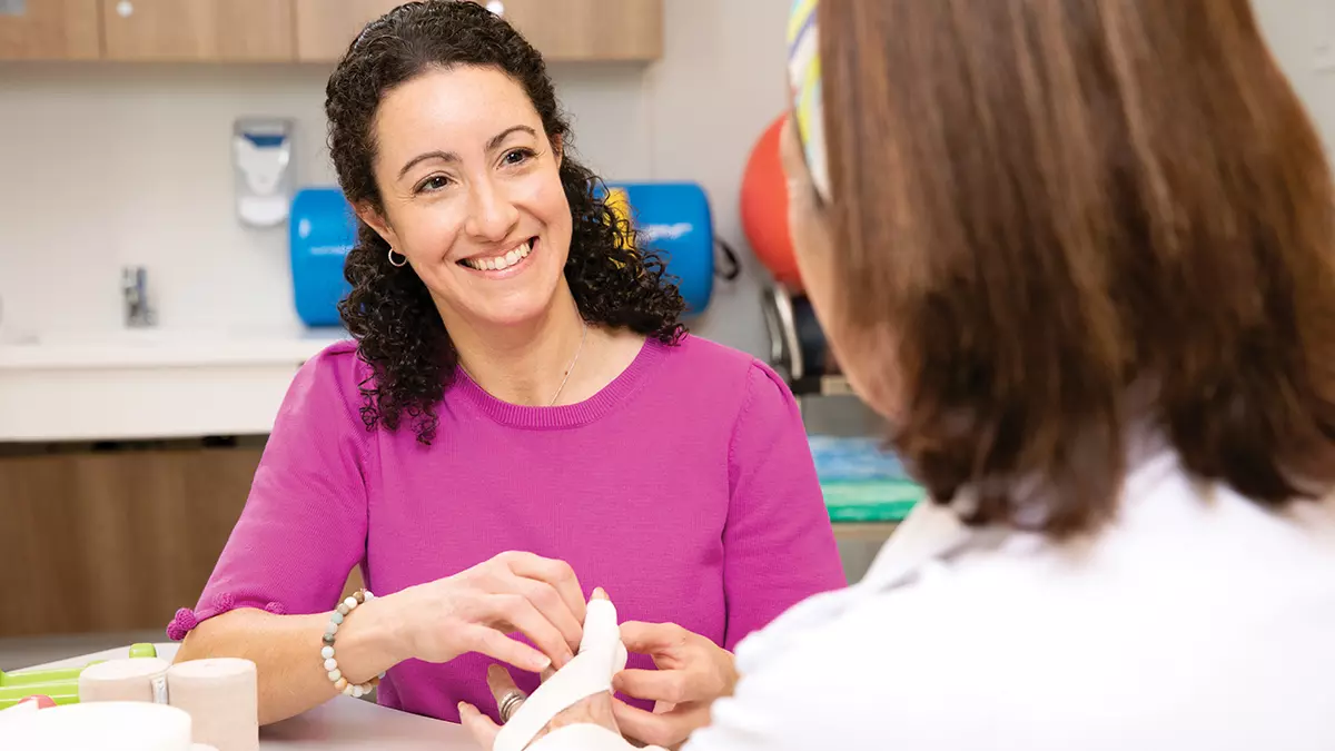 MSK specialists like Claudine Campbell, lead occupational therapist, offer a comprehensive rehabilitation program.